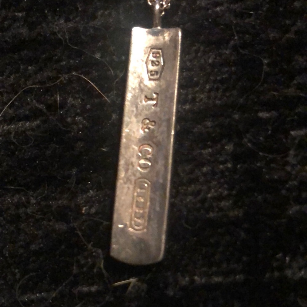 Tiffany & Co. Sterling Silver Bar Pendant